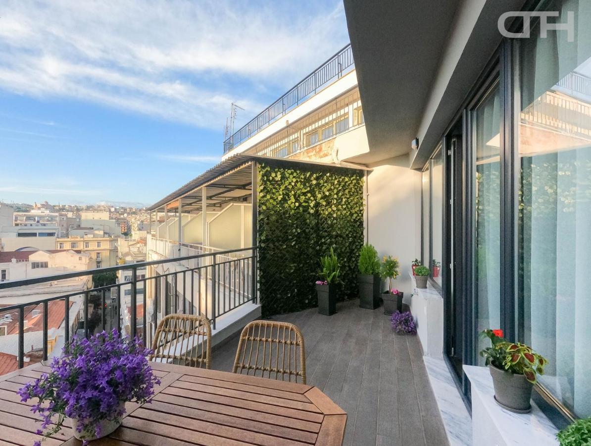 Luxury 80M2 Apartment With Balcony Downtown סלוניקי מראה חיצוני תמונה