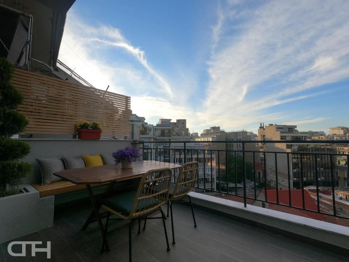 Luxury 80M2 Apartment With Balcony Downtown סלוניקי מראה חיצוני תמונה
